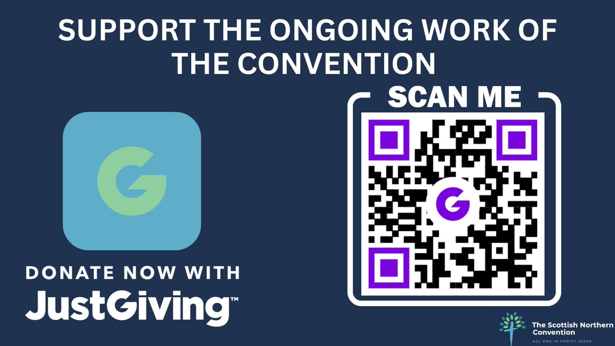 ScotNorCon's tweet image. Support the work of the SNC

💙 You can give easily online through JustGiving:
👉 Scan the QR code on the poster/flyer
👉 Or donate directly here: checkout.justgiving.com/c/3159484

Every gift – helps us continue this work for the glory of God. Thank you for your generosity! 🙏