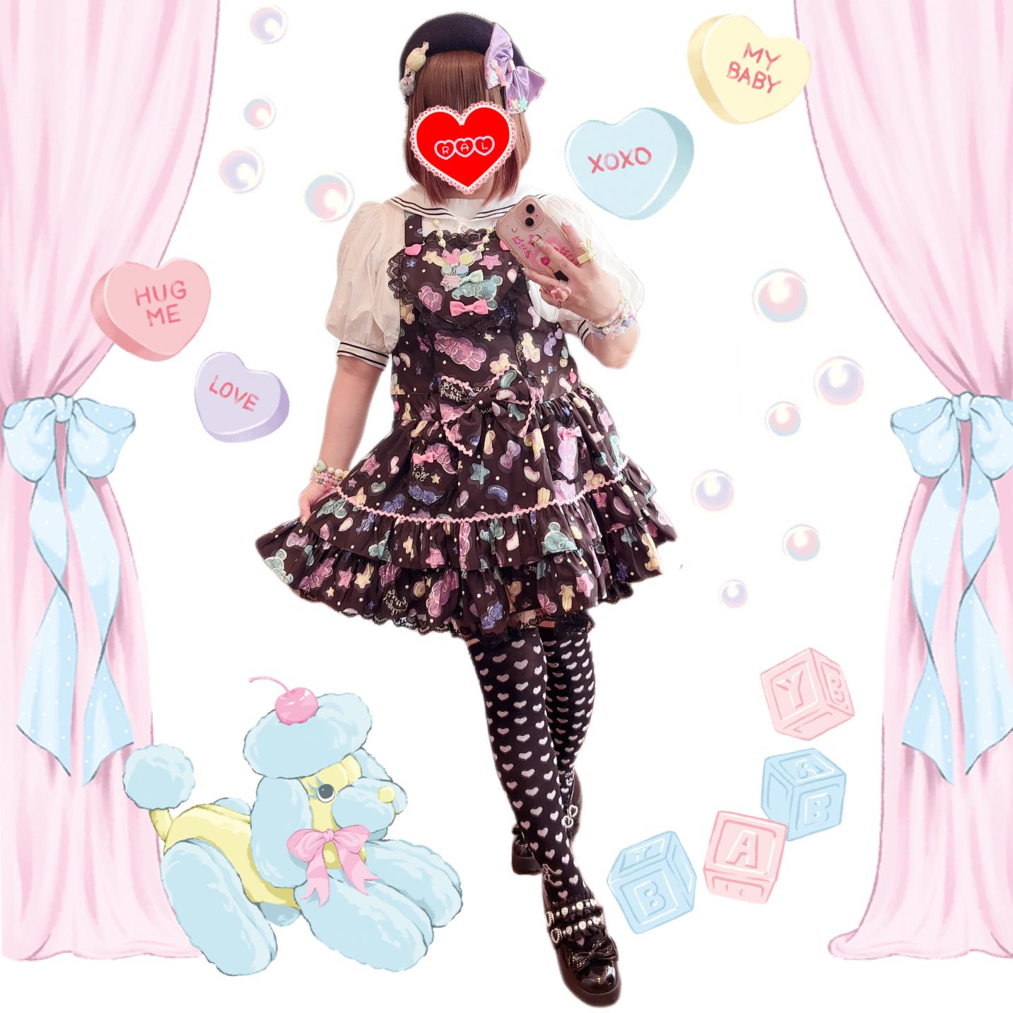AngelicPretty JellyCandToys サンバイザー Jelly Candy Toys Sun Visor by Angelic Pretty