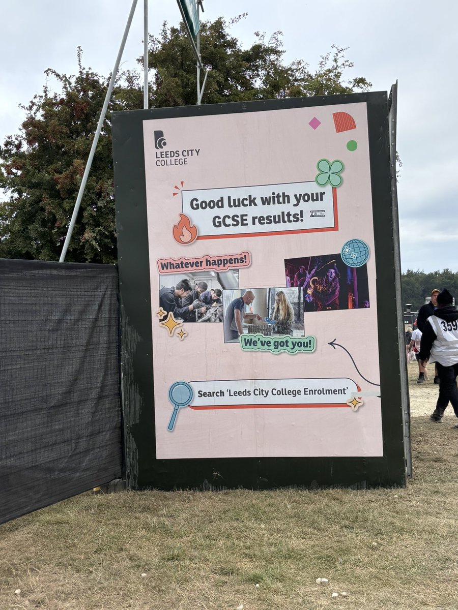 dear leeds fest, 
some of us are old. hope that helps.