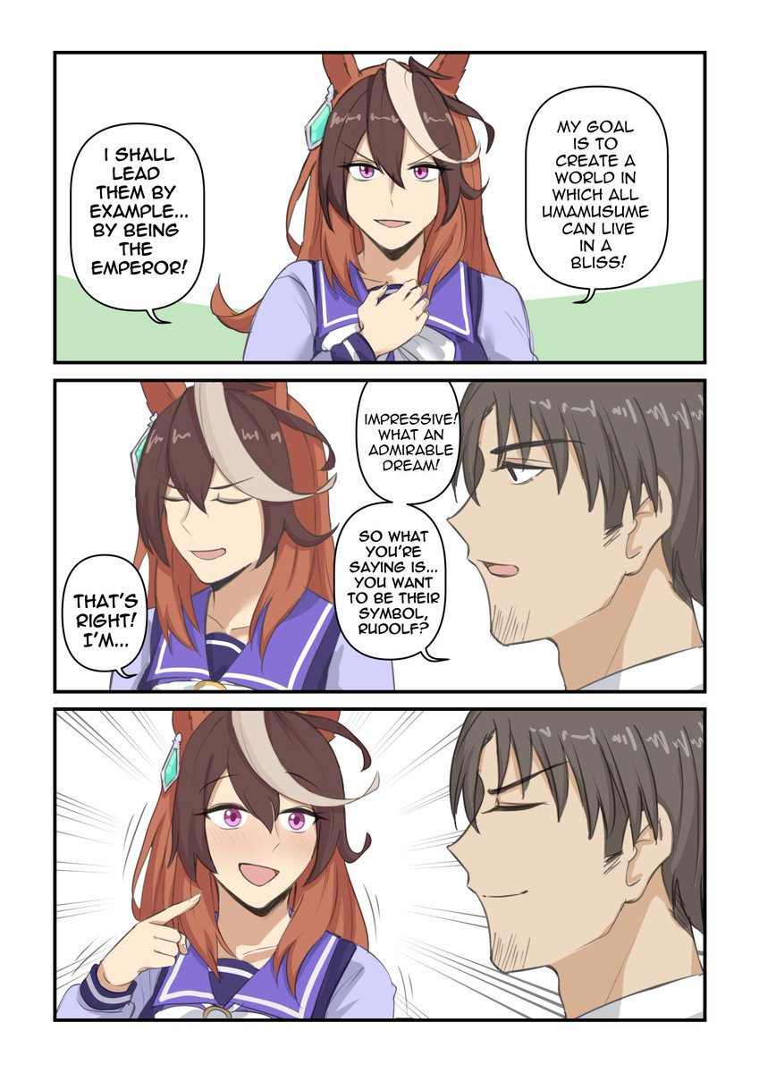 Rudolf who get along well with her trainer for some reason
#umamusume #ウマ娘