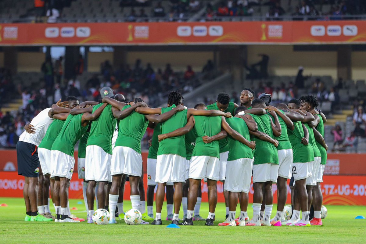MarigaOfficial's tweet photo. Proud of the Boy's incredible journey at CHAN 👏🇰🇪. Big thanks to the technical bench and our amazing fans for the unwavering support. Now, all eyes on the World Cup Qualifiers next month—let’s keep pushing together! 🔥⚽ #HarambeeStars #WCQ2026 https://t.co/07XXmfcc2b