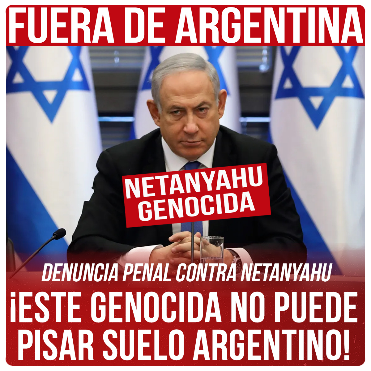 Dip de IZQUIERDA SOCIALISTA Mercedes de Mendieta, Juan C. Giordano y Mercedes Trimarchi, denunciaron penalmente a Netanyahu: “Este genocida no puede pisar suelo argentino” +info y tel p/notas en MARIAPRESS.COM <a href="/IzqSocialista/">Izquierda Socialista</a> <a href="/GiordanoGringo/">Juan Carlos Giordano</a> <a href="/MechiDemen/">Mechi de Mendieta</a> <a href="/MercedesTrimar/">Mercedes Trimarchi</a>