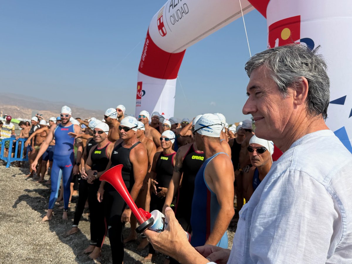 Patronato Municipal de Deportes de Almería (@pmd_almeria) on Twitter photo 🏊🏊♂️🏊♀️ Almería ha nadado hoy por la inclusión en la V Travesía ‘Carlos Tejada’ celebrada en El Palmeral
🥇 Ganadores: Germán Rodríguez (masculina), Laura López (femenina) y Carlos Tejada (Adaptada).
#almeriaenferia @feriadeportiva <a href="/dipalme_almeria/">Diputación Almería</a> 🏊🏊♂️🏊♀️ Almería ha nadado hoy por la inclusión en la V Travesía ‘Carlos Tejada’ celebrada en El Palmeral
🥇 Ganadores: Germán Rodríguez (masculina), Laura López (femenina) y Carlos Tejada (Adaptada).
#almeriaenferia @feriadeportiva <a href="/dipalme_almeria/">Diputación Almería</a>