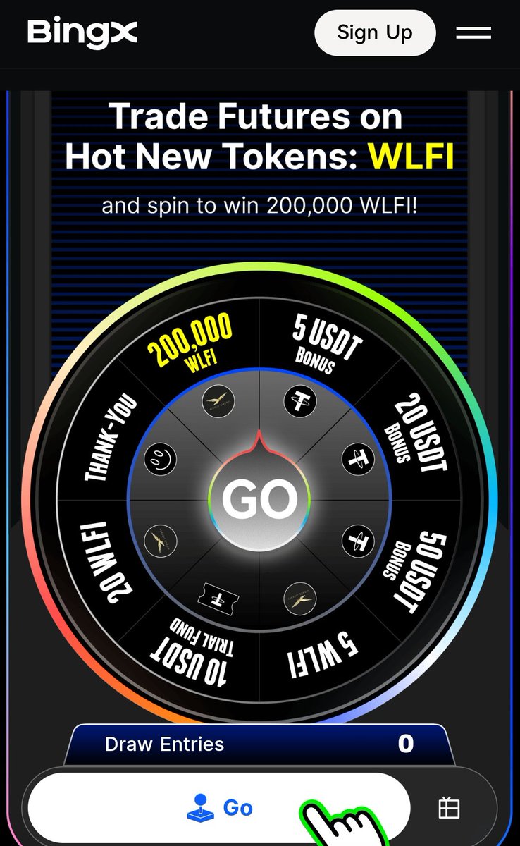 🚀 Big News: WLFI Futures Are Live on @BingXOfficial 🚀 💎 Trade the  hottest new token WLFI on BingX and get a chance to Spin & Win 200,000 WLFI!  🎡✨ 📅 Event