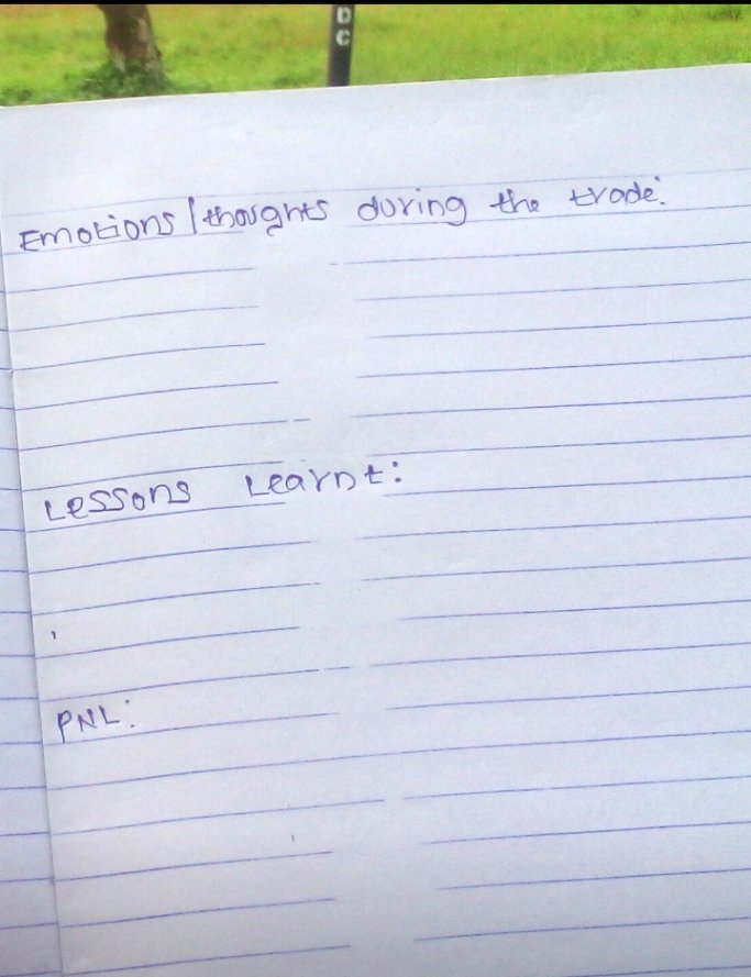 What my trading journal looks like...

*(Sorry, I couldn't get an iPhone camera and have make do with what I've got. Manage eh 🙂)*

-----------

A disciplined trader is a profitable trader and keeping a trading journal is the first step to building your discipline.

A thread 🧵