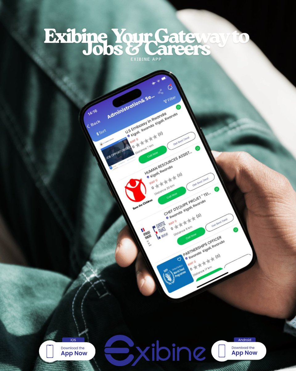 Looking for a job?
You can now find job vacancies directly on the Exibine App! 💼✨

Whether you’re seeking your next career move or your first job, Exibine makes it simple.
Companies &amp; employers  join Exibine today and advertise your job offers to reach thousands of potential