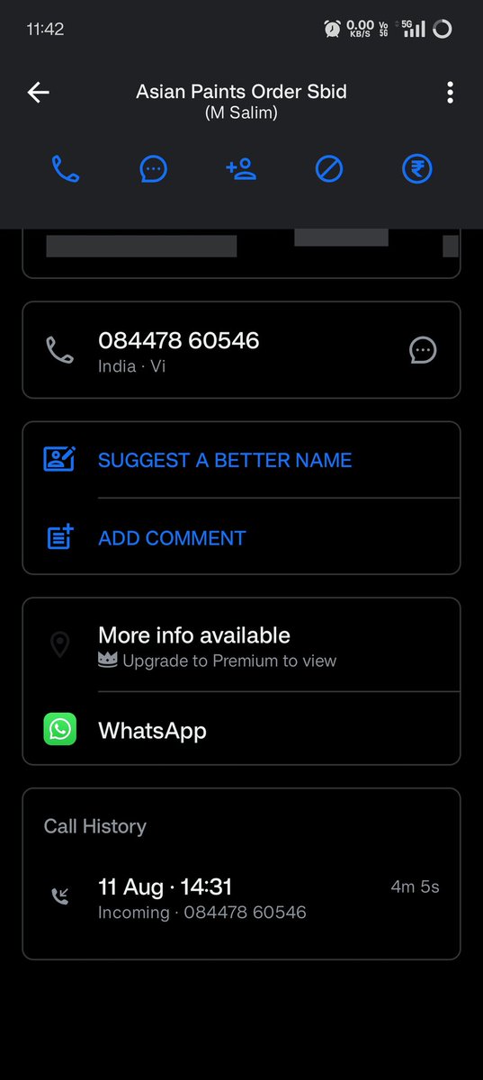 Pratyush00009's tweet image. Hello @asianpaints this is the representative of Asian paints and he know who done my KYC before opening masterstroke app but he threatened me and tell "jo karna hh vo krle kuch ni hone wala"
@asianpaints @jagograhakjago 
#consumerright @PiyushGoyal @PiyushGoyalOffc