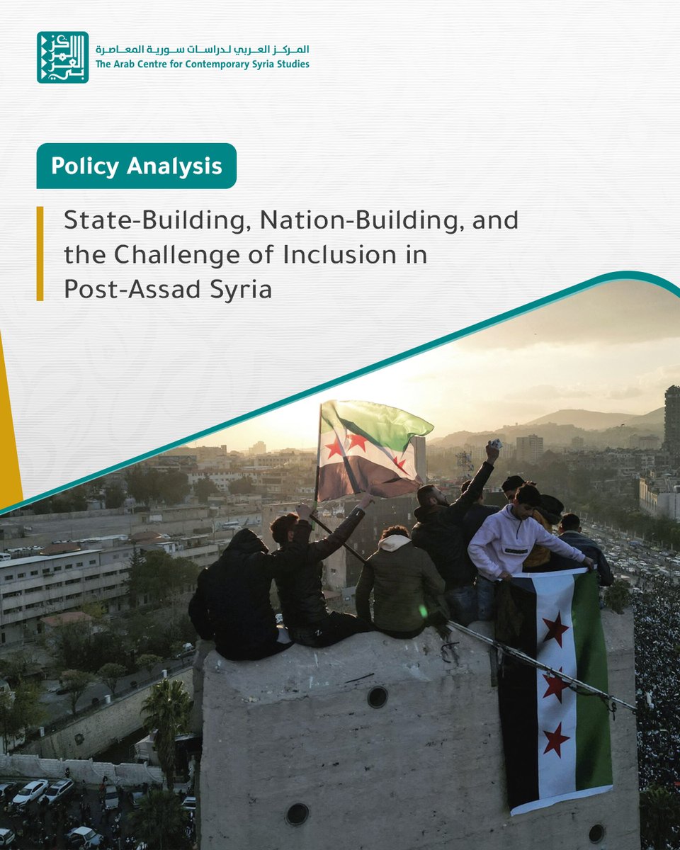 It would be discussed in this paper:
Post-Assad Syria at a crossroads — Will the new leadership choose exclusion, assimilation, or genuine inclusion in rebuilding the state?
Nation-building beyond rhetoric — Lasting stability depends on embracing accommodation and civic-based