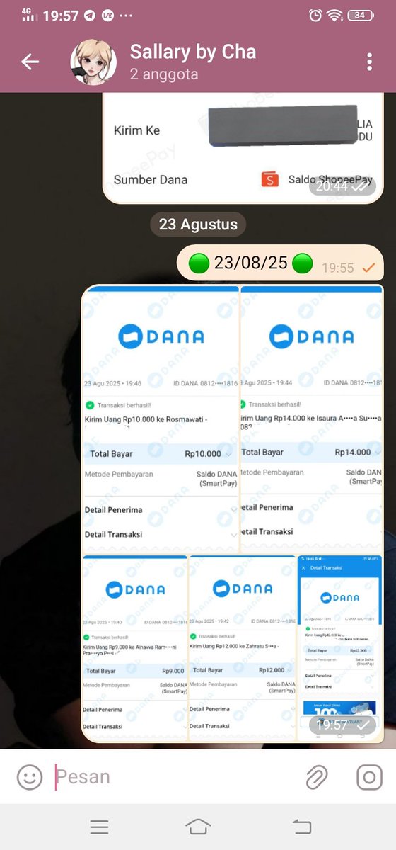 iluvxchae's tweet photo. malam ini readyy ya job recehh tanpa modal, yang gabut sini gabung, kerjaan nya gampang, tinggal ikutin instruksi dan dipastikan TIDAK DIPUNGUT BIAYA APAPUN, NO SCAM❗
tidak percaya, buktikan sendiri yaw. 
Minat chat https://t.co/c5Ifi3wmLI
#zonauang #zonajajan️️ #freelance https://t.co/BGzGor6aZf