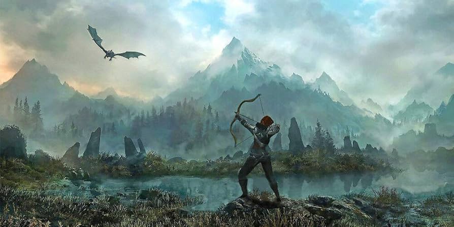 Skyrim is up there as one of the best fantasy RPGs ever made.

But its soundtrack is my meditation.