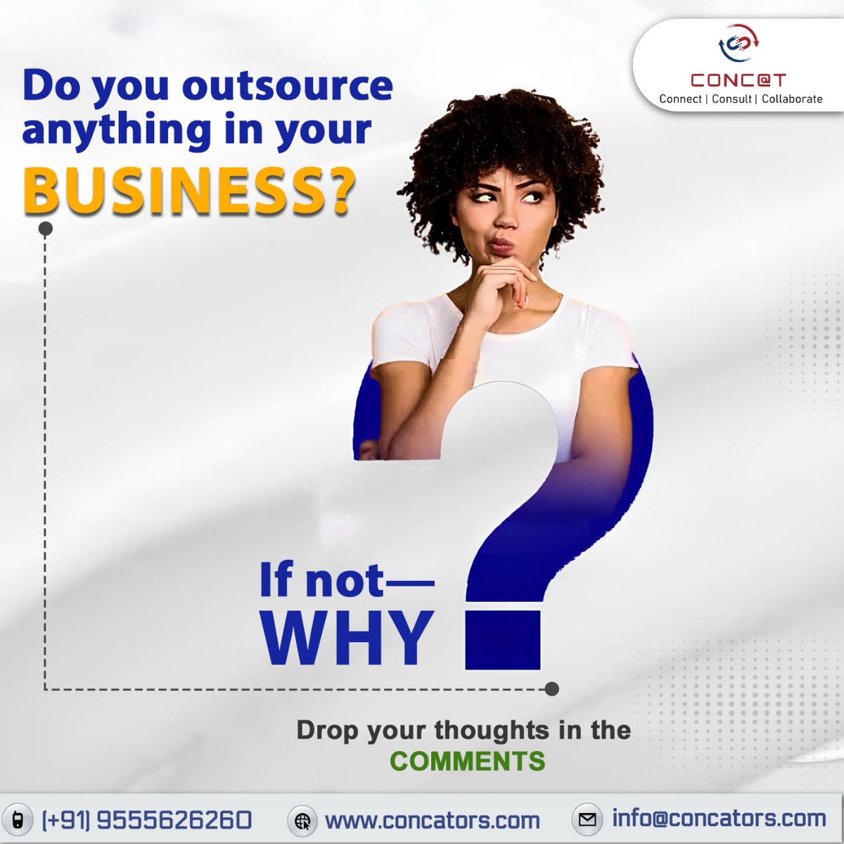 Concators's tweet image. 🤔 Do you outsource anything in your business?

If you don’t outsource, we’d love to know why not?

💬 Drop your thoughts in the comments

#BusinessTalk #EntrepreneurLife #SmartOutsourcing #ScaleSmart #BusinessGrowth #FounderTalks #StartupLife #WorkSmarter #Concators #Concat