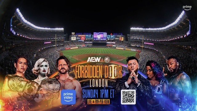 Amazon Prime Video placed an AEW ad during last night's Yankees/Red Sox game promoting Forbidden Door PPV. ⚾🔥