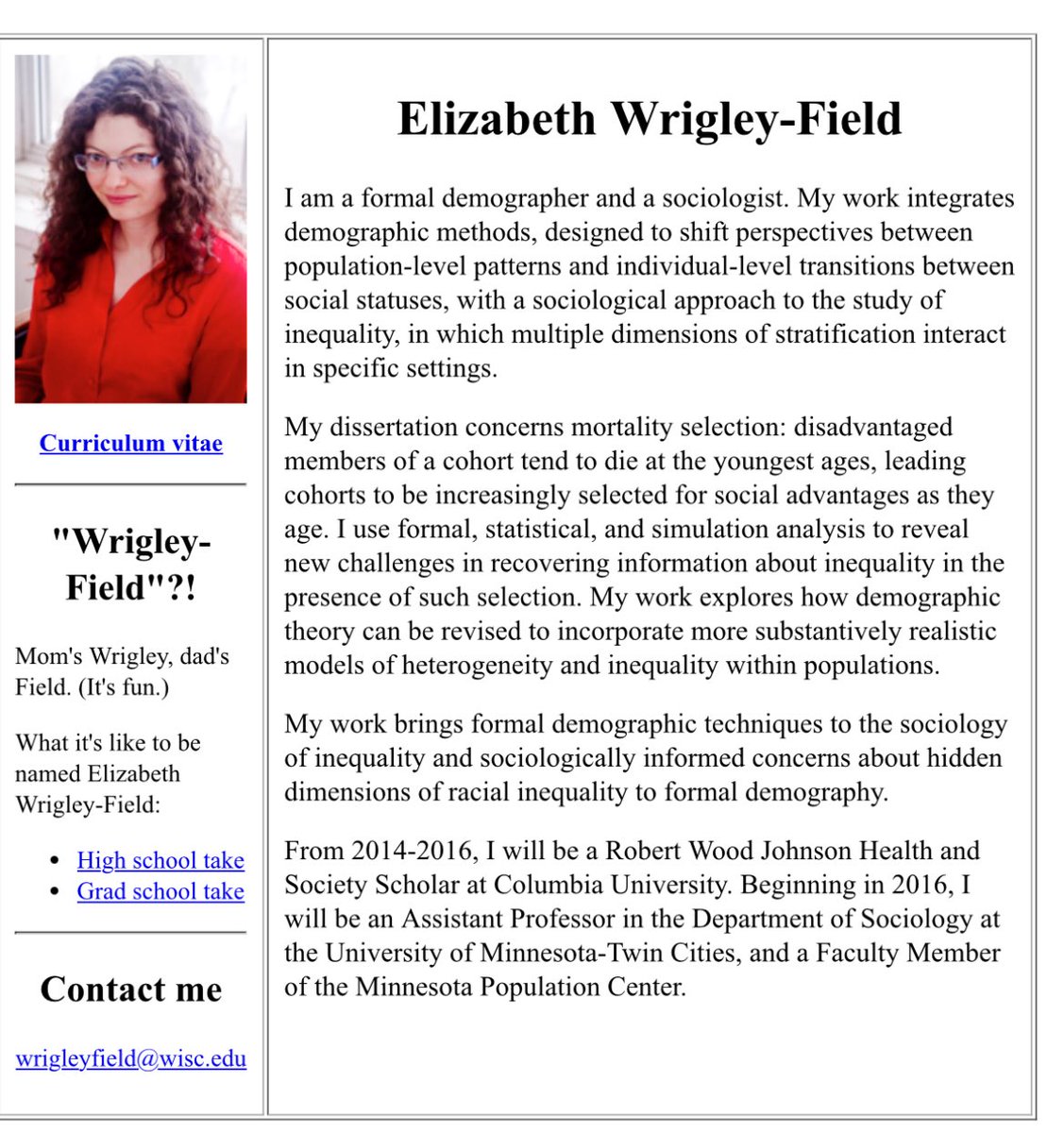 Elizabeth Wrigley-Field

users.ssc.wisc.edu/~efield/