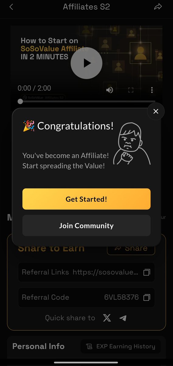 Ebuz042's tweet image. Soso distributed $30 Million in Soso during season 1 making it one of the biggest if not the biggest airdrop on CT.
They just introduced Affiliate earnings on this season 2 and the good part is that is for everyone you don't need to be a kol or have a big account to be an…