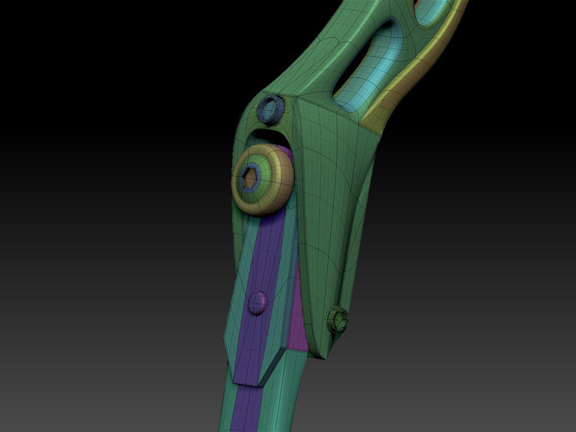 RP そういや僕も弓のモデリングしてたの思い出した。
現状、そのまま出力するとキットとしては細過ぎるので各部再調整して出力してみるか。