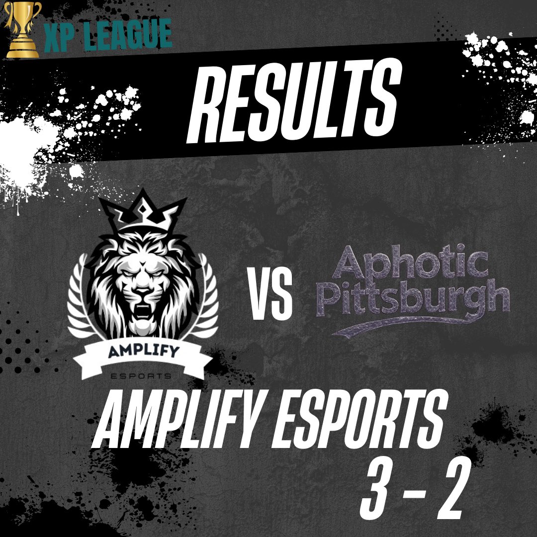 GGs to Aphotic Pittsburgh, we beat them 3-2 making us 2-0 in Group J in <a href="/XP_Leagues/">XP League</a>🩶🤍
