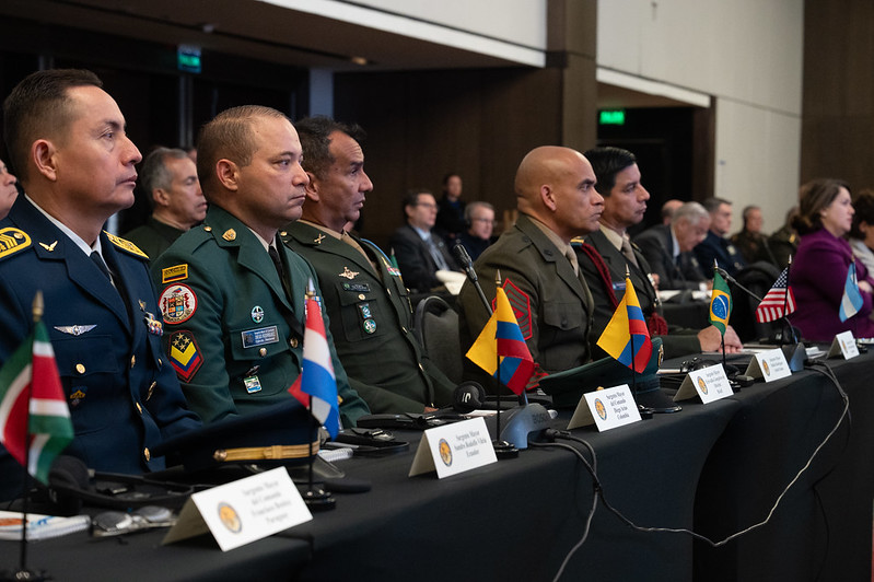 At #SOUTHDEC25 in Buenos Aires, 🇦🇷, Gen. Stephen Whiting, #USSPACECOM commander, urged greater international cooperation to safeguard space as Russia and China seek to expand influence in the domain. Read more: tinyurl.com/33ep3kz9
