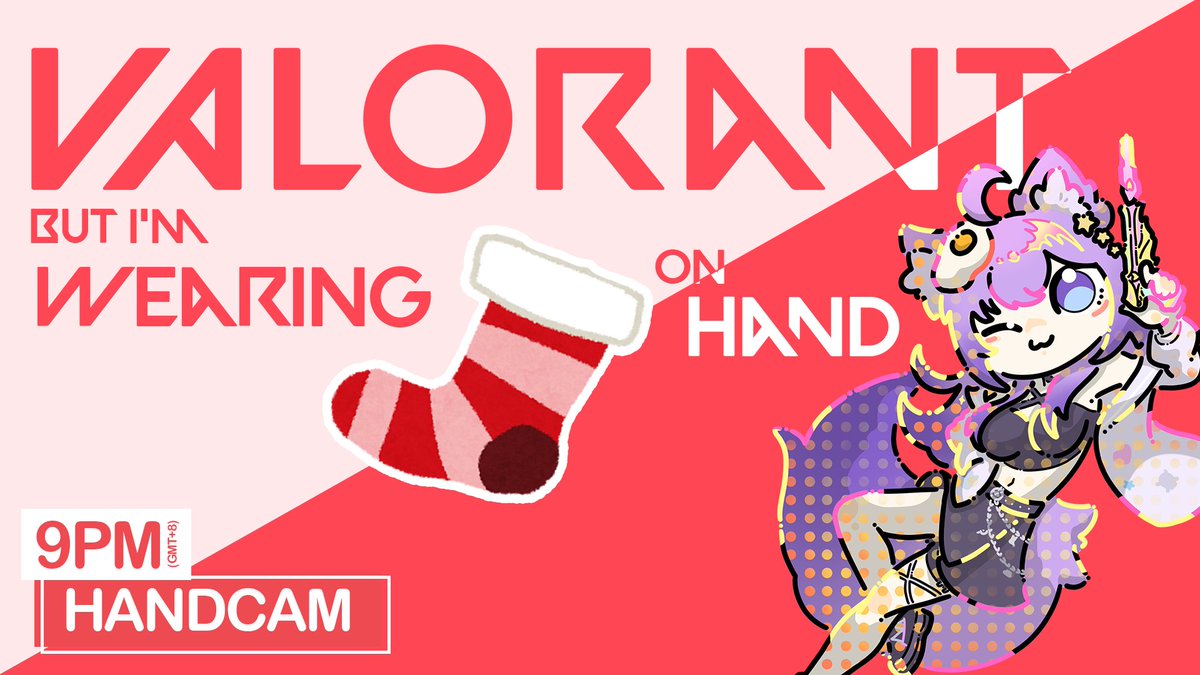 ✨ LIVE NOW  ✨

It's Valo time but I'm wearing a freaking sock 🧦

🔗: twitch.tv/kuro_mukuro 
🎨: @/frh_miao