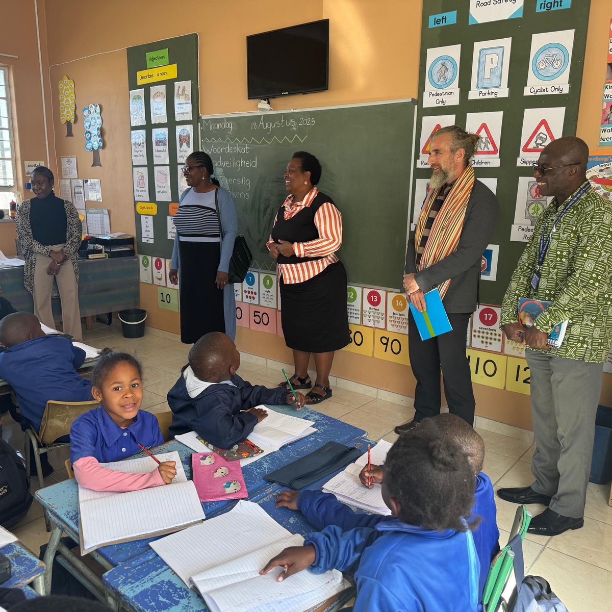 This week, 🇳🇦 welcomed ESAR Deputy Regional Director <a href="/JeremyUNICEF/">Jeremy Hopkins</a> &amp; Regional Health Advisor <a href="/ngwakum/">PAUL NGWAKUM</a> for strategic discussions to strengthen collaboration &amp; advance national priorities for children.

A powerful week of advocacy, learning &amp; partnership for Namibia’s children. 💙