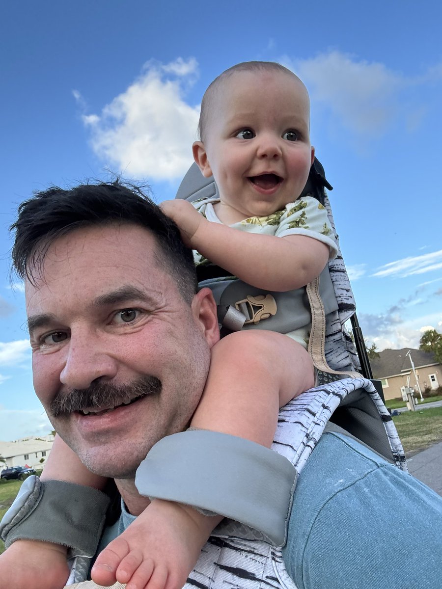 My hair makes great reins!  Happy Saturday!