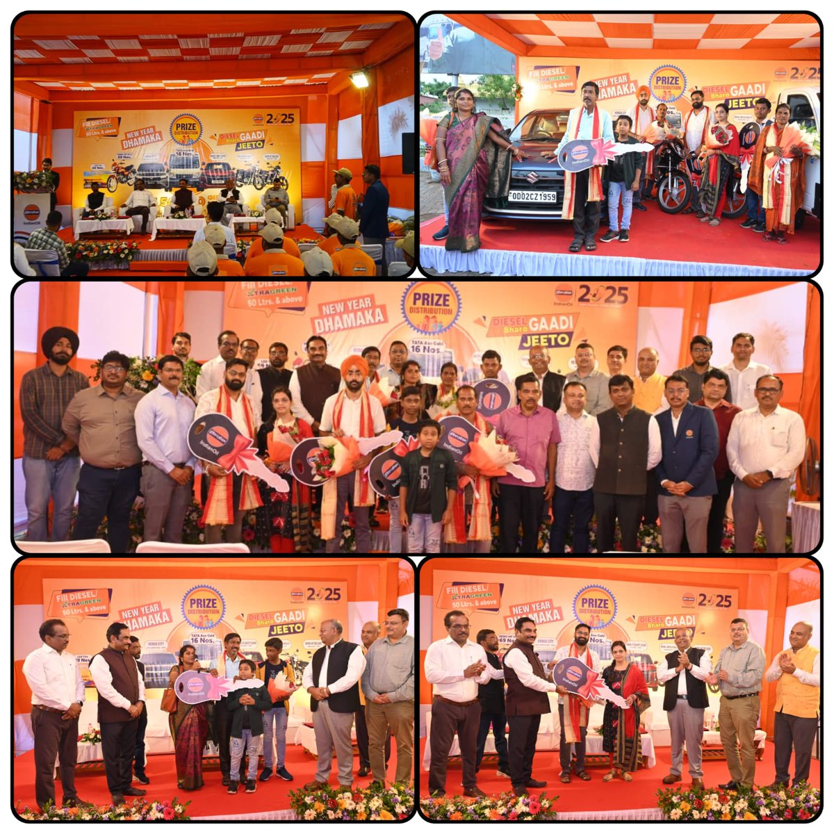 In a proud milestone, Odisha State Office became the first in the country to distribute prizes under “Diesel Bharo Gaadi Jeeto” campaign, a testament to its proactive approach
 #customerloyaltyengagement by #RetailSalesteam
in presence of CGM&amp;SH ODSO &amp; SRH <a href="/IndianOilcl/">Indian Oil Corp Ltd</a>