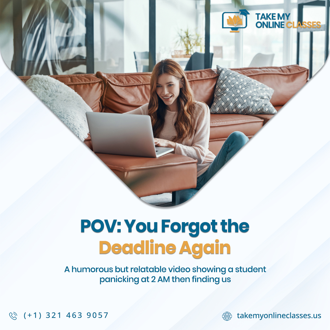takeclassus's tweet image. You just realized that paper is due tonight and you haven't even started.

We've all been there! Watch this video to see how one student went from 2 AM panic to total relief. Don't let a forgotten deadline destroy your weekend.

#StudentLife #HomeworkStruggle #CollegeProblems