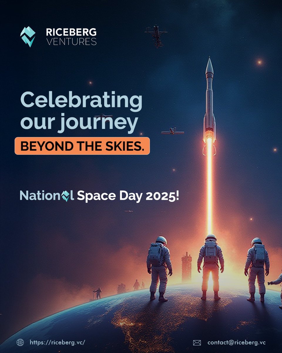 _RicebergVC_'s tweet photo. Celebrating our journey beyond the skies.
On #NationalSpaceDay2025, we honor India’s bold leap into space and the deep science builders who are turning exploration into innovation here on Earth.

#IndiaThesis #DeepTech #Innovation #SpaceTech https://t.co/wPNR8NLTkh