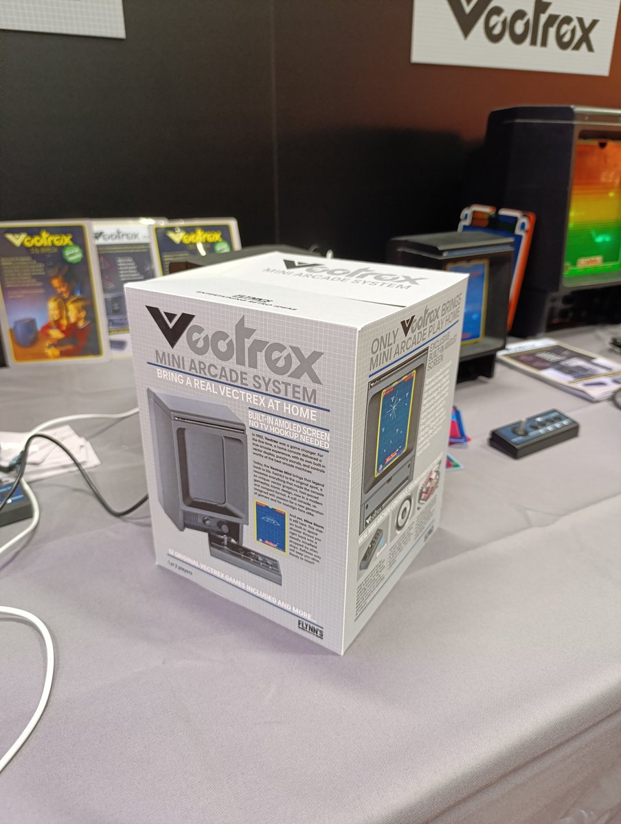 Take a look at the Vectrex Mini box. #vectrex