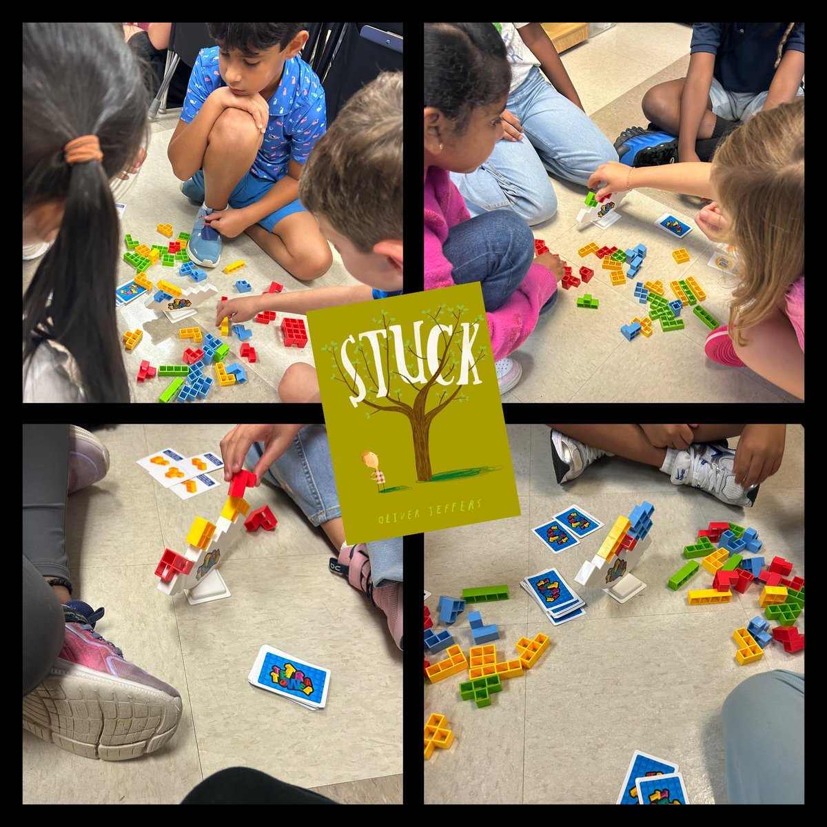 This past week, friends in <a href="/CME3rdGrade/">CME 3rd Grade</a> listened to the story Stuck by Oliver Jeffers, and together we shared solutions for when we get “stuck” in our learning. Students practiced using respectful language when helping their peers in a game of Tetris. <a href="/CME_Tigers/">Colony Meadows</a>