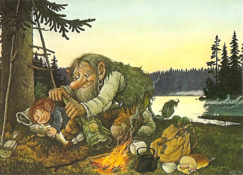 Rolf Lidberg (1930-2006) var en svensk författare, konstnär och illustratör, kanske mest känd för sina fantastiska akvareller av troll som skildrar gammaldags liv vid Indalsälven.