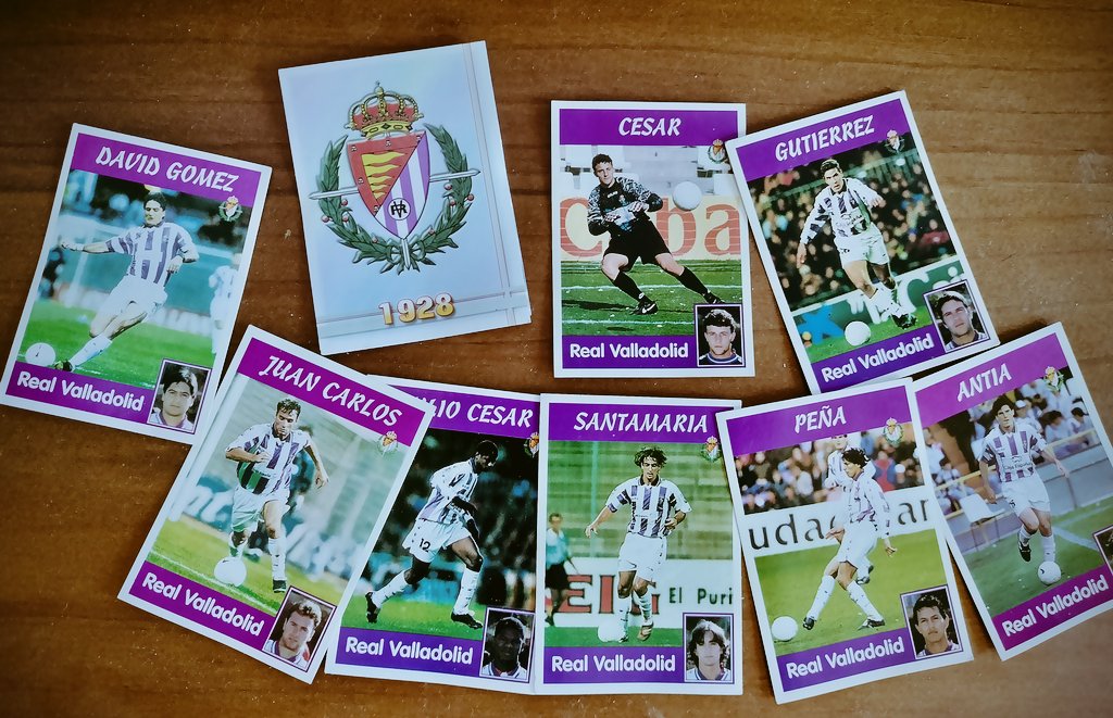 Cromos que encuentra uno.