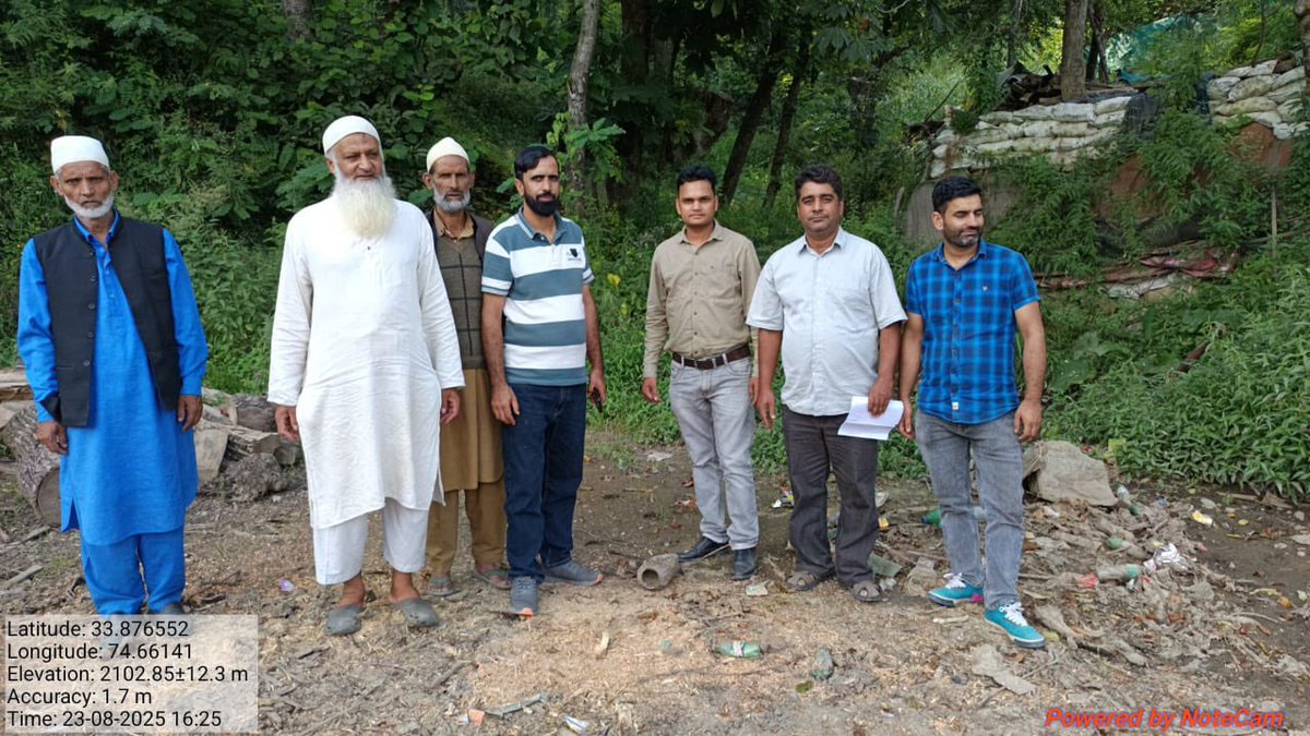 mission_sbm's tweet photo. Today, the Consultants from the PMU of the Directorate of Rural Sanitation, J&K Mr Raj Kishore and Mr Saurabh Khandelwal visited various blocks of Budgam district to assess the progress of Swachh Bharat Mission (Grameen). 
The team reviewed ongoing activities and evaluated the feasibility for upcoming assets such as DEWATS (Decentralized Wastewater Treatment Systems) and other sanitation infrastructure. 
The visit aimed at strengthening implementation, identifying gaps, and ensuring effective planning for sustainable waste and wastewater management in the district.
@swachhbharat @MoJSDDWS @CM_JnK