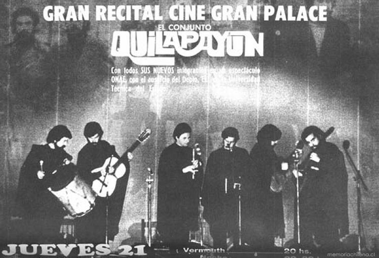 🎶 Hoy, Sábado 23/08/25
“QUILAPAYÚN” celebra sus 60 años en el Teatro Municipal de Temuco. Voz de Lucha, Memoria y Arte desde 1965. Su canto; nacido en la Raíz Latinoamericana, sigue abriendo Alamedas para hombres y mujeres libres. ¡Gracias por tanto! 🇨🇱 #Quilapayún60Años #Quila