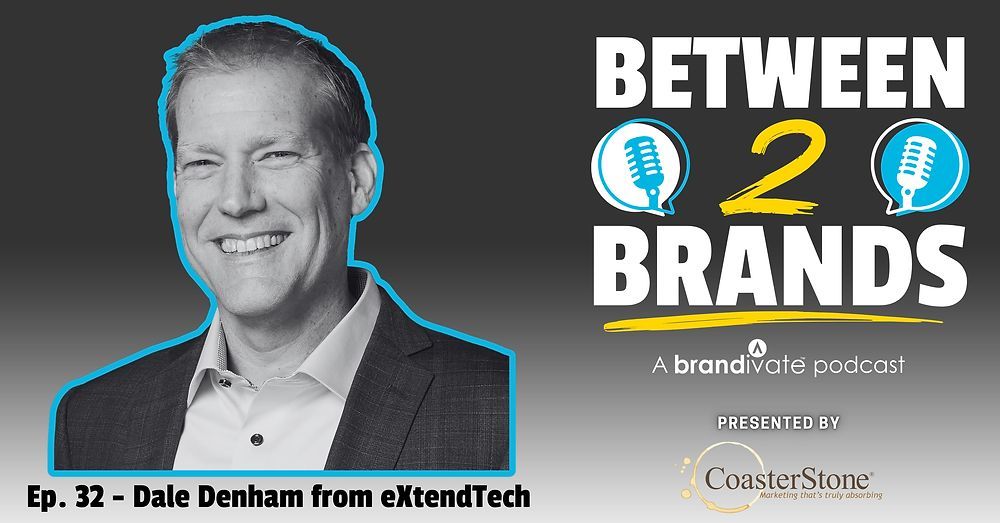 brandivatemktg's tweet photo. BANG! Time for Ep. 32 of the Between 2 Brands #podcast with @realbillpetrie! This week: Dale Denham joins to talk about his time at @PPAI_HQ, digital transformation, & more! Big thanks to #CoasterStone for sponsoring! https://t.co/HbRsM7fEpR https://t.co/sadBw34Am6