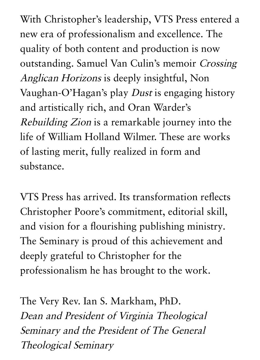 Publishing books that serve the Anglican Communion and that create conversations of real spiritual and theological depth—we are up to great things at VTS Press, as Dean Markham points out. If you have an idea for a book, please reach out!