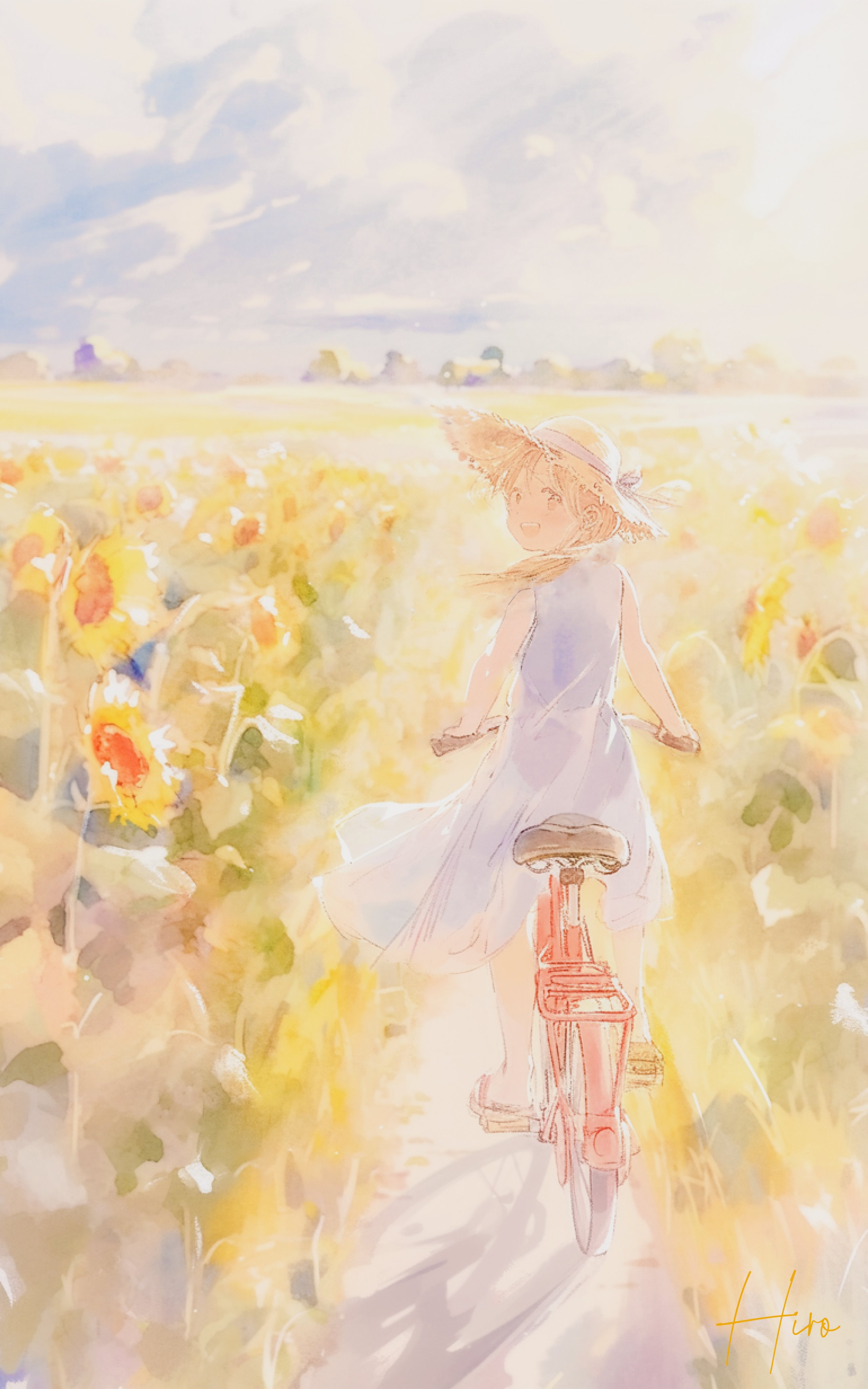 絵描きhiro C「永遠の少女を探して」 Hiro@AIお絵描きの人 on X: 