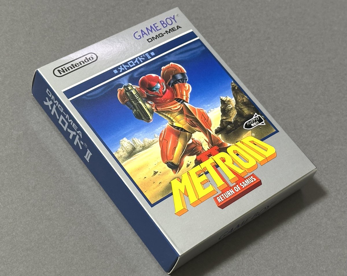 luc_8_8's tweet image. ゲームボーイ メトロイド II RETURN OF SAMUSを新品未開封で購入✨
恐ろしくきれいです!
30年以上前のゲームソフトが今箱から出したような状態は本当に奇跡です!
2Dドットのメトロイドのきれいな新品未開封は海外ファンも多くどれも超高額になっています!
#レトロゲーム #Metroid