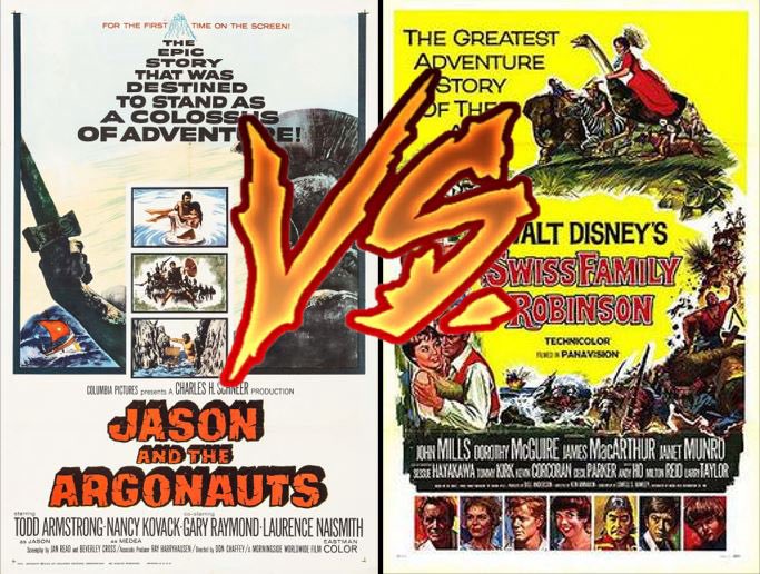 💥New Episode Drops Today!💥
ACTION FILM FACE-OFF! 84th episode!

Jason and the Argonauts (1963) vs Swiss Family Robinson (1960)

Who will win - Harryhausen effects or Disney magic? Find out as they battle for 6 rounds in our videodome!

Link in the comment below ⬇️
