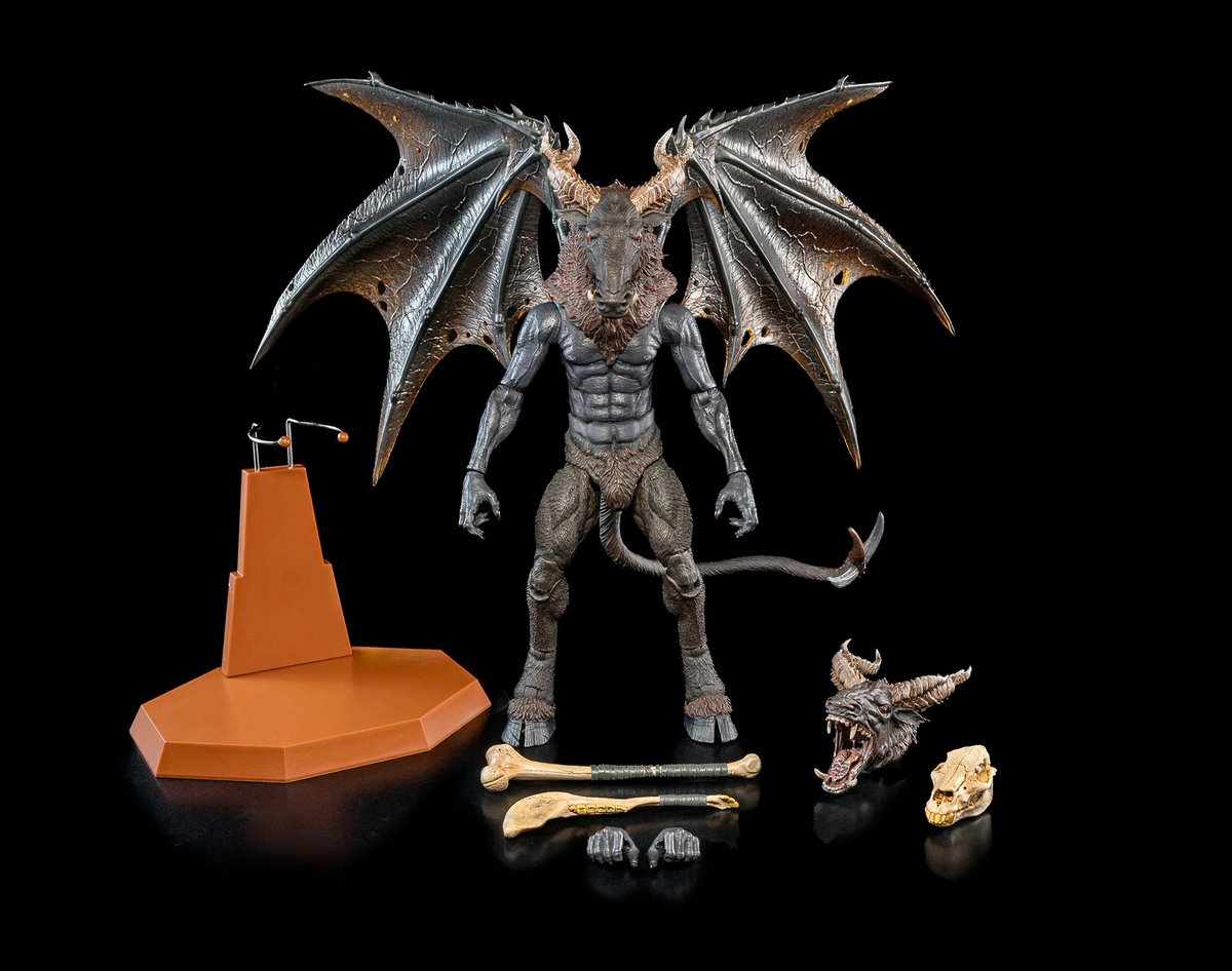 Four Horsemen Figura Obscura The Jersey Devil is up for preorder ($65.00) - bit.ly/4jgwnY0 

They also have Jersey Devil merch and bundles if you are into that.