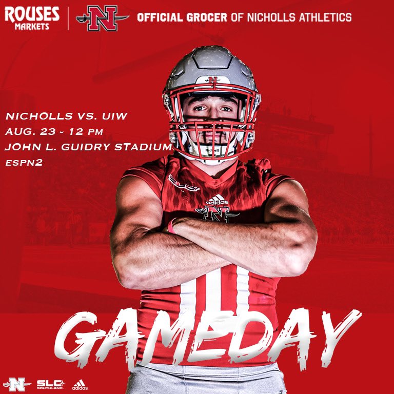 SEASON OPENER‼️

🆚 UIW
🕰️ 12:00 PM
🏟️ John L. Guidry
📺 ESPN2

#GeauxColonels