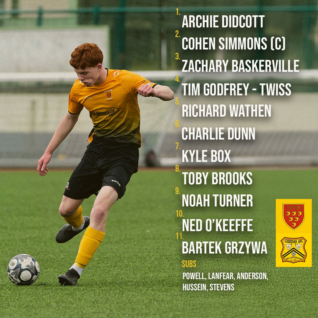 Keynsham Town FC (@keynshamtownfc) on Twitter photo Your squad this afternoon to face <a href="/CheddarFC1892/">Cheddar FC</a>!
#uptheks #keynsham #keynshamcommunity
#keynshamhighstreet #keynshambusiness 🟠⚫️ Your squad this afternoon to face <a href="/CheddarFC1892/">Cheddar FC</a>!
#uptheks #keynsham #keynshamcommunity
#keynshamhighstreet #keynshambusiness 🟠⚫️