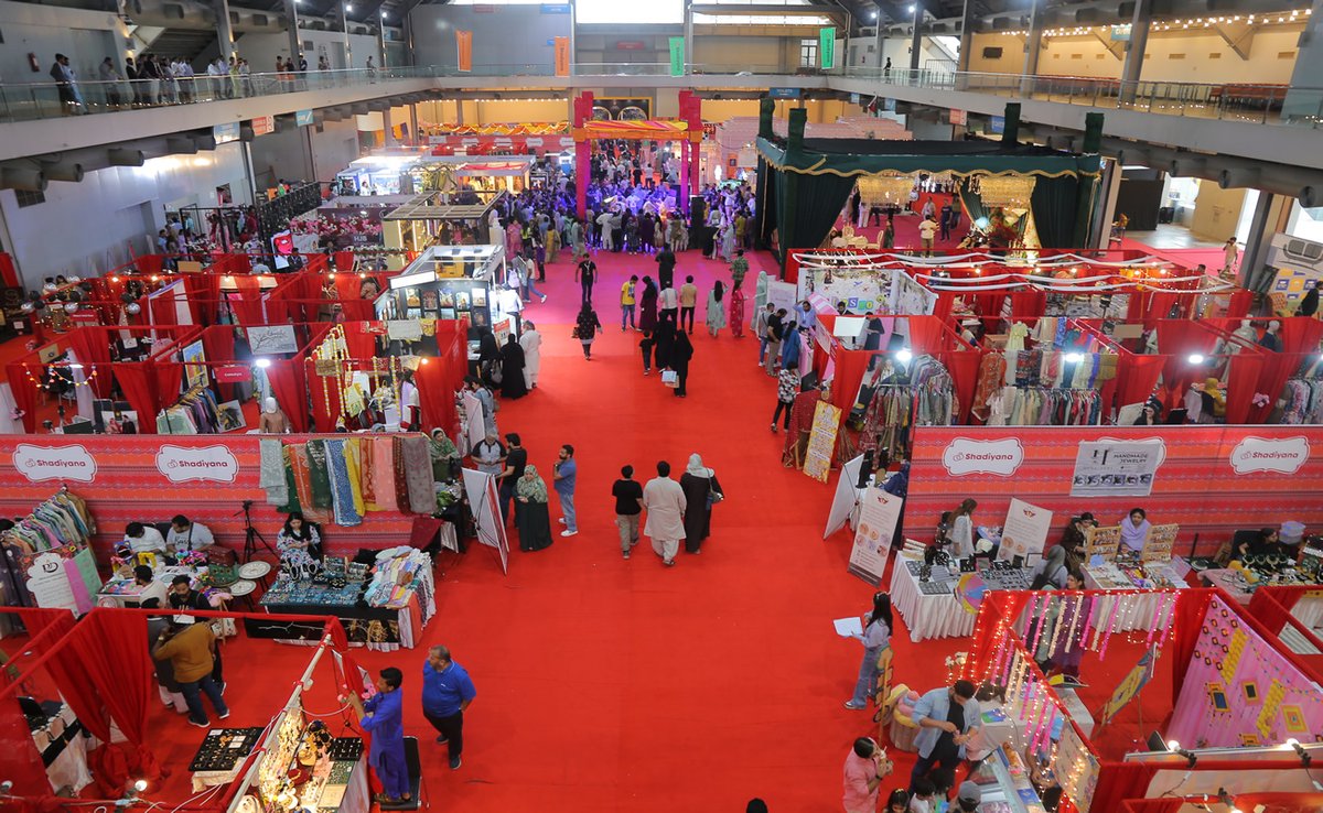 CentresExpo's tweet photo. Shadiyana Wedding Bazaar
Start date Aug 23, 2025
End date Aug 24, 2025
Timings: 2:00PM to 10:00PM
Venue: Exhibition Hall#1
Glimpses of the Day-1
#Shadiyana #weddingbazaar #shadikitayari #bigfatwedding #weddingpreparations #weddingdiaries #shadi #engagement #nikah #walima #baraat https://t.co/W4NUHTCFs4