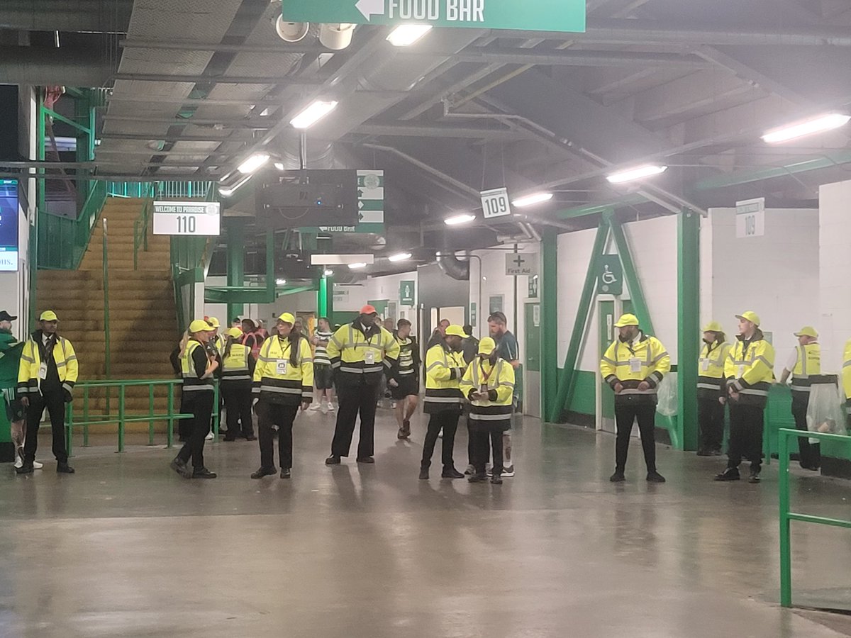 This is what supporters who pay thousands each year are immediately greeted with when they now enter Celtic Park. Having to show about 3 stewards all on a power trip my ticket to get to my seat for this high profile match against Livingston.

Club is rotten to the core.