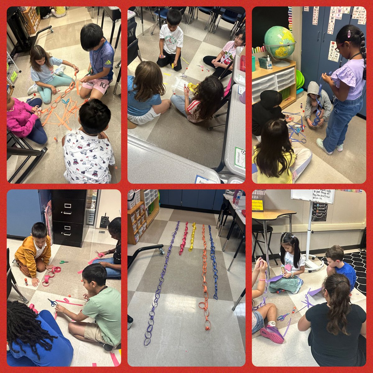 Teamwork, Collaboration, and Communication were critical in the Paper Chain Challenge! Teams brainstormed a plan, executed it, and reflected on their work.  <a href="/CME_Tigers/">Colony Meadows</a> <a href="/CME3rdGrade/">CME 3rd Grade</a> #OnTheProwlForSuccess <a href="/stephanie_viado/">Stephanie Viado</a> <a href="/MrMackAP/">Charlie Mackay, M.Ed.</a>