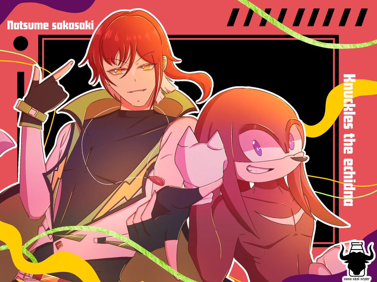 SusuSapi_Segar's tweet image. SWITCH X SONIC [3/3]

FINALLY THE PARTS ARE DONE🥺🥺🥺🙏🙏🙏 *sobs*

Natsume sakasaki with knuckles is so cute wheheh

[#逆先夏目 #ナックルズ  #knucklestheechidna #あんスタ]