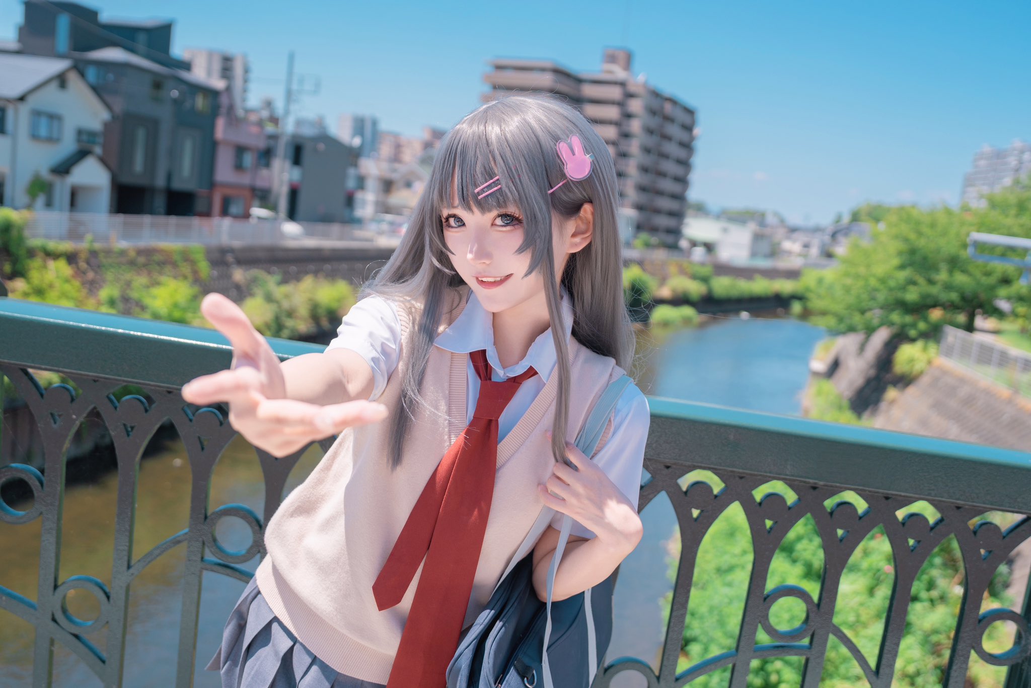 青春ブタ野郎はバニーガール先輩の夢を見ない 桜島麻衣 コスプレ クリスマス 桜島麻衣🌸 ・ ・ ・ #青ブタ #青春ブタ野郎はバニーガール先輩