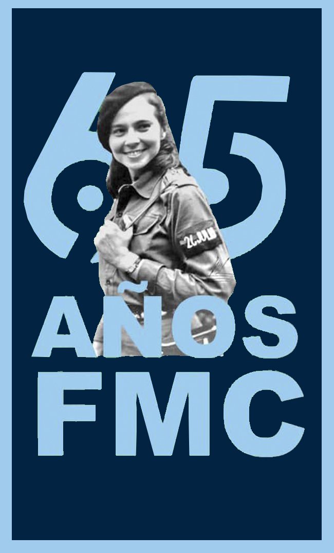 Muchas felicidades a todas las federadas cubanas, dignas herederas de #ElLegadoDeVilma #MujeresEnRevolución #FMC65