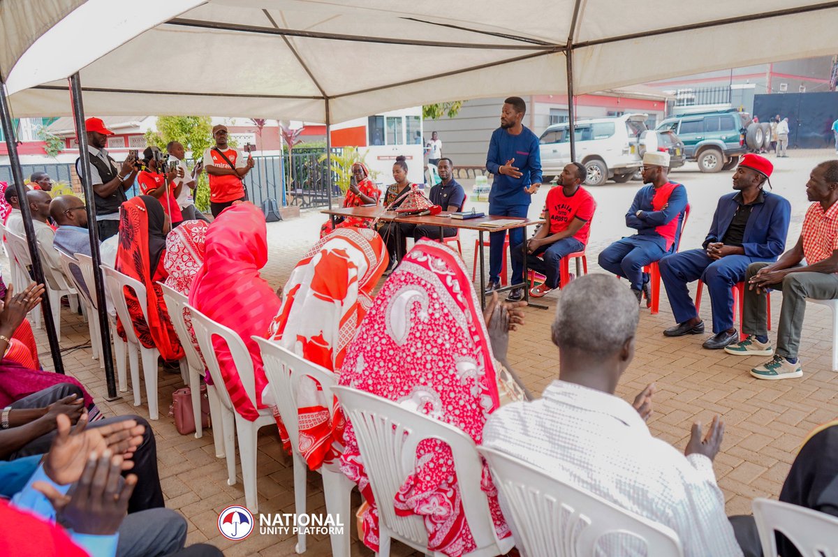We are delighted to have interacted with the Nubian community from Bombo this afternoon at our headquarters. 

During our engagements, the Nubians decried marginalization by the regime and called for equity and inclusivity during service delivery.

The president <a href="/HEBobiwine/">BOBI WINE</a>
