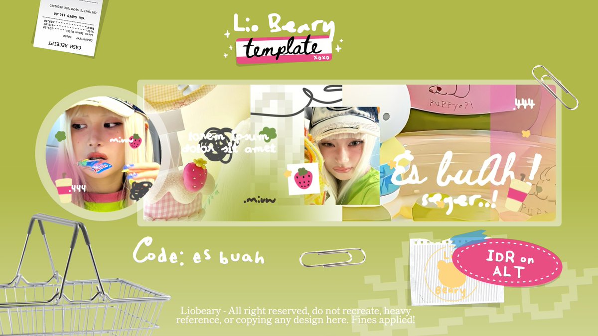 liobeary's tweet image. repost will be appreciated 🍐🐈‍⬛🥤🪡

haLLo, beariest! lio bawain 6pcs template layout IPV yang bisa kalian pulang di:

🗓️ 24 Aug 2025
⏰ 18.30 WIB
🛒 DM @liobeary

pric-e, tnc, dan lainnya ada di thread ini, terimakasih. 💬 #zonauang #zonaba template layout