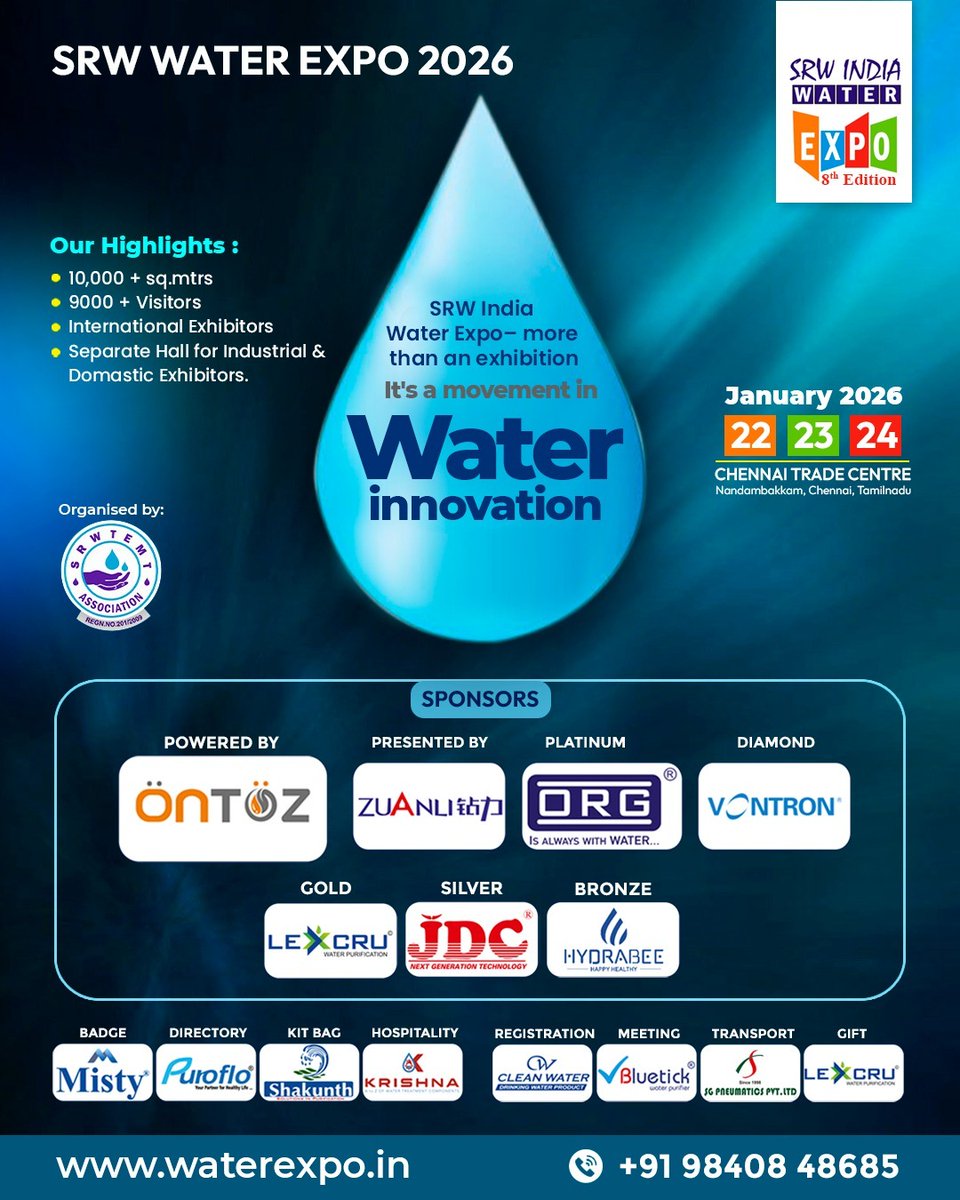 SRW India Water Expo (@srwwaterexpo) / Posts / X